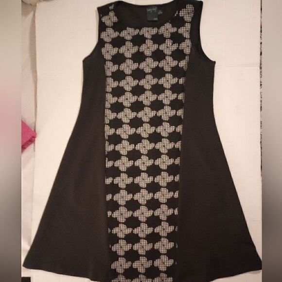 Gabby Skye gingham floral print A line dress - Picture 5 of 12